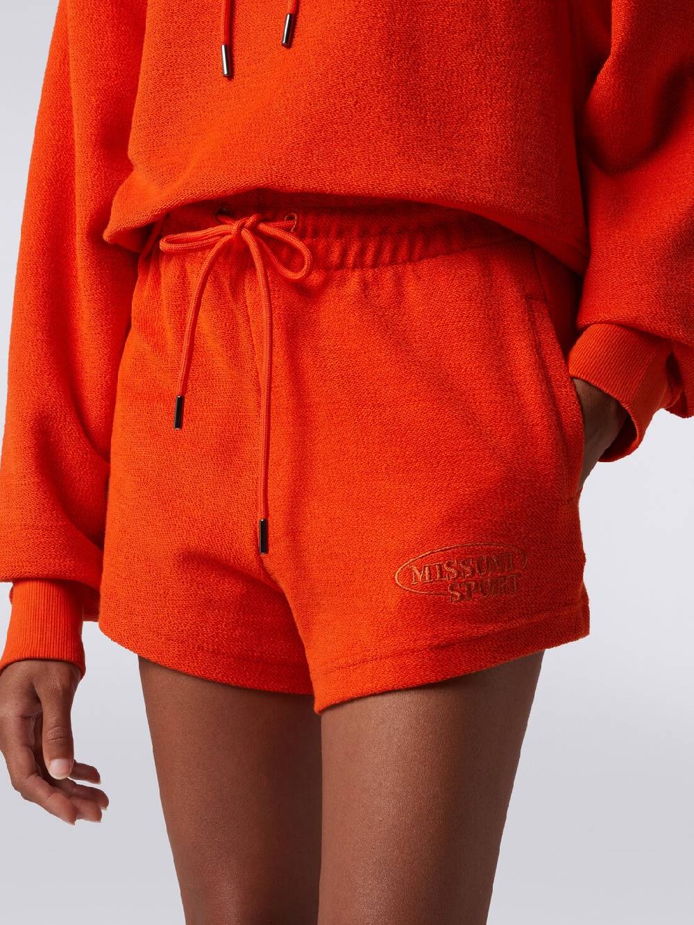 M Missoni Shorts in felpa garzata con logo In Linea