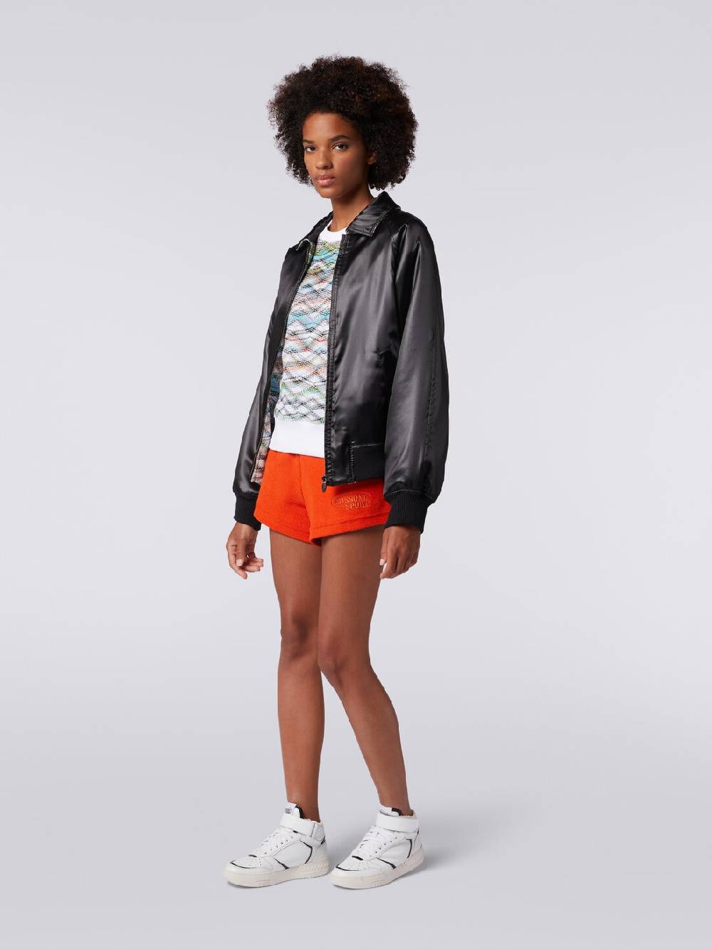 M Missoni Bomber reversibile in raso e in maglia con lurex Qualità Garantita