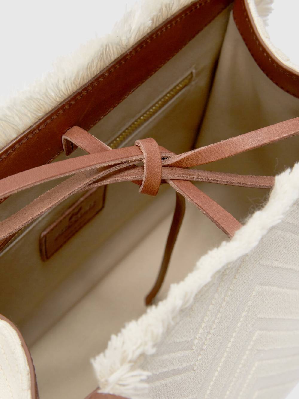 M Missoni Tote bag in misto cotone chevron Consegna Veloce