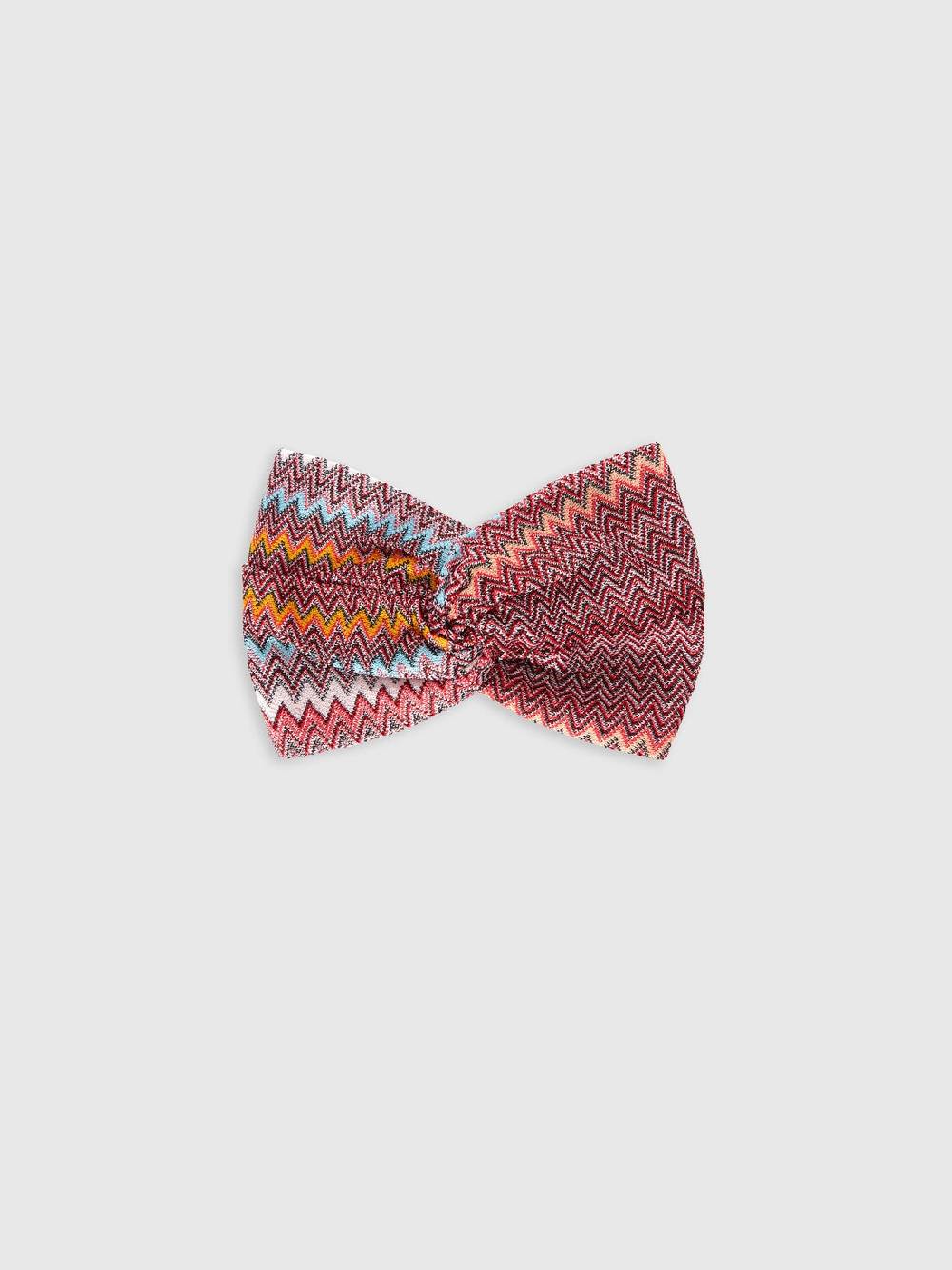 M Missoni Fascia in viscosa con motivo chevron Offerte