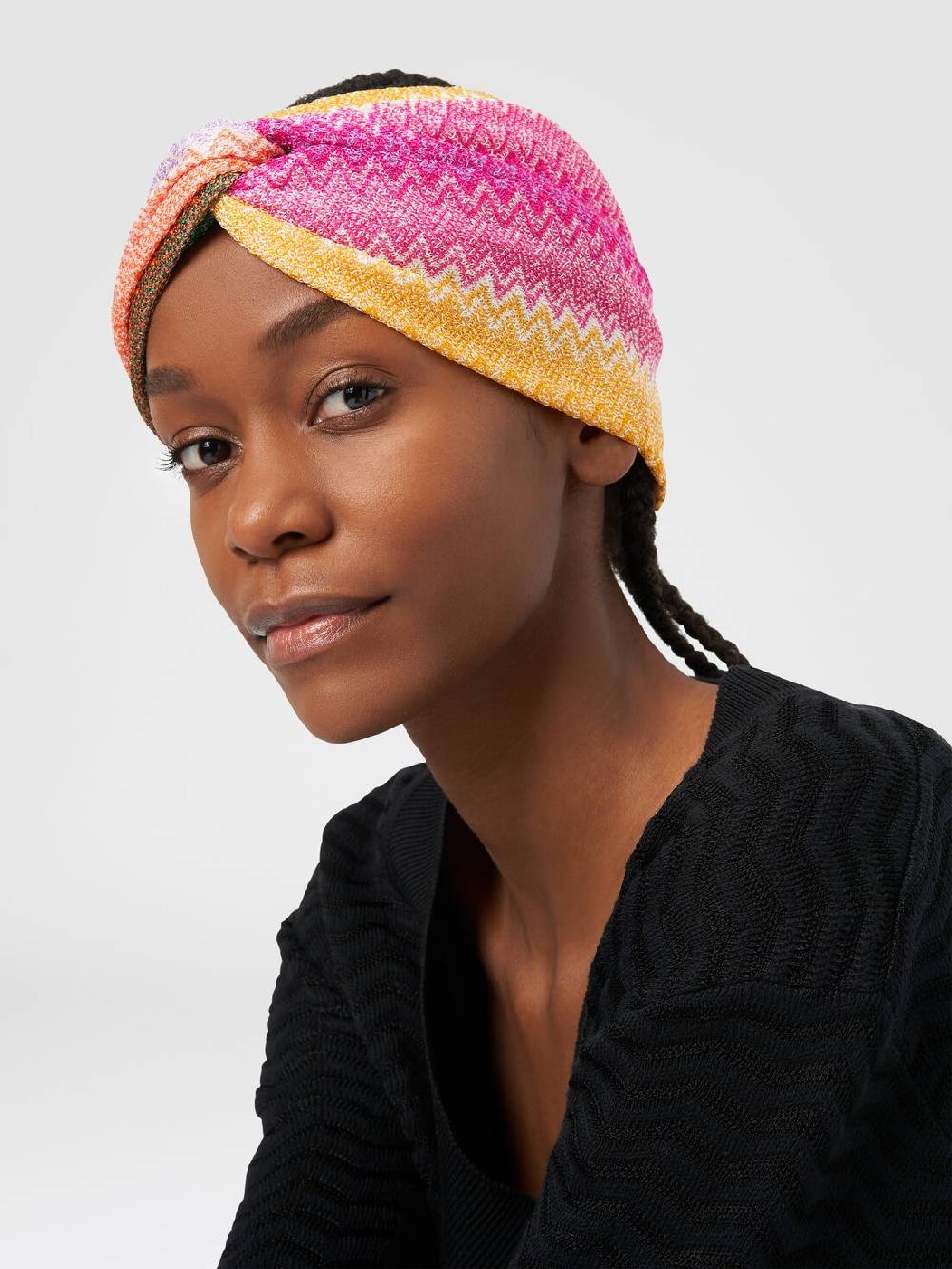M Missoni Fascia in viscosa con motivo zig zag Hotsell