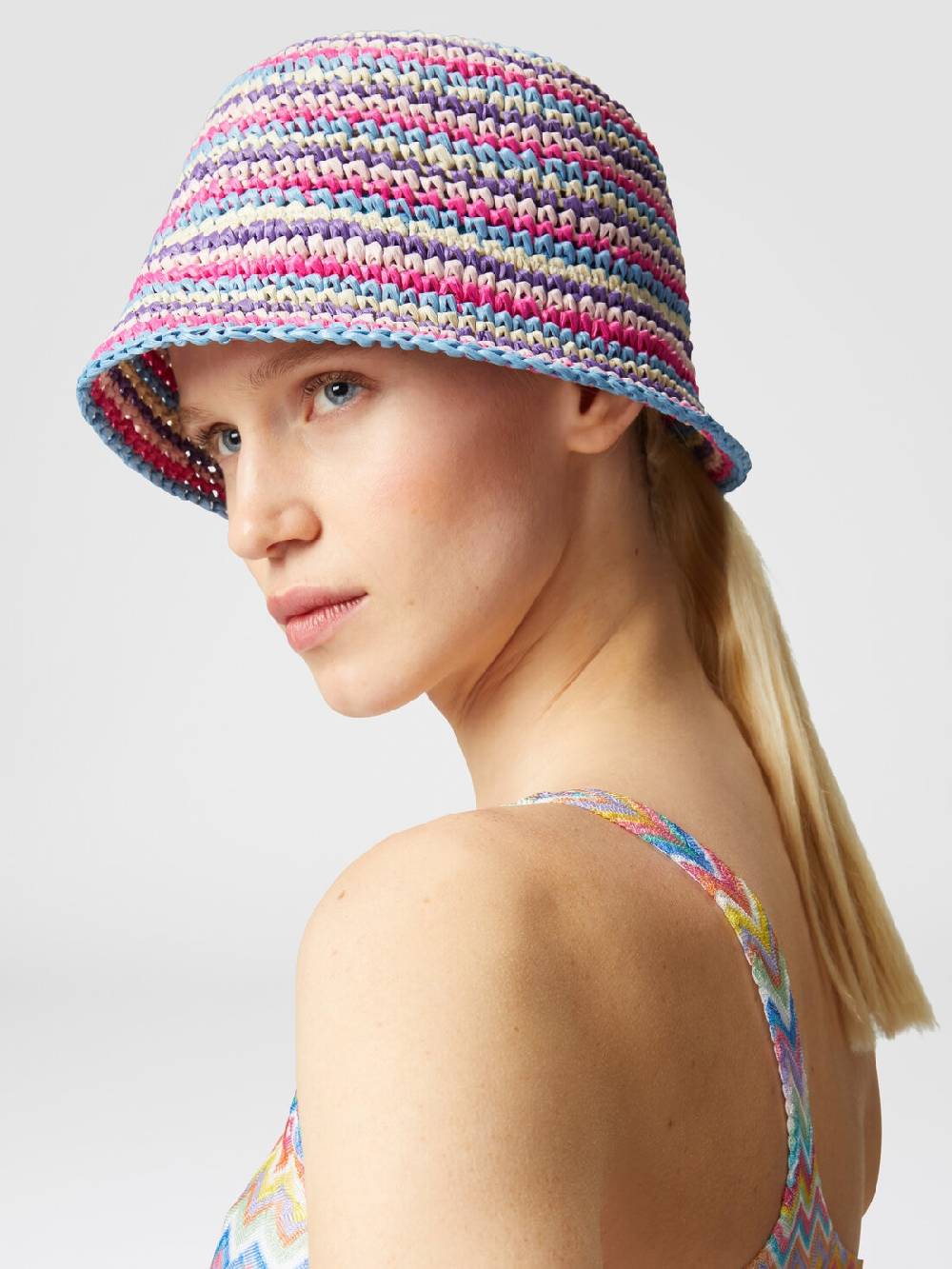 M Missoni Cloche in maglia di viscosa con lavorazione a uncinetto Vendite Flash