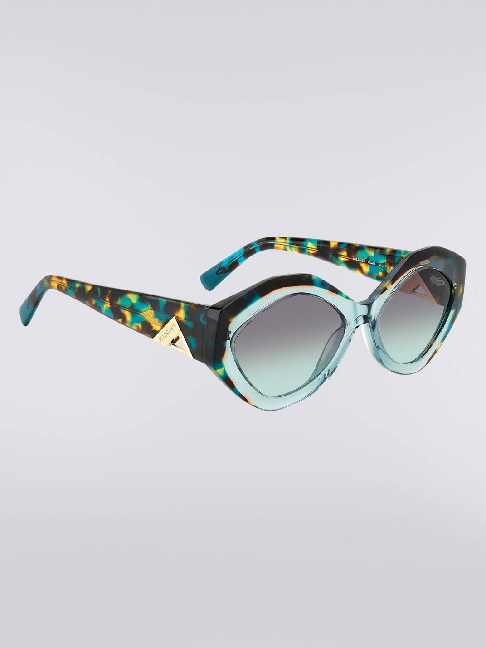 M Missoni Occhiali da sole con montatura ovale e applicazione logo in metallo Promozione