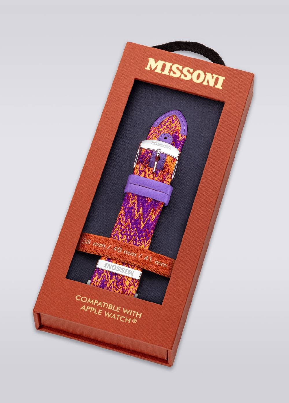 M Missoni Cinturino Apple watch in tessuto Missoni da 22 mm Consegna Veloce