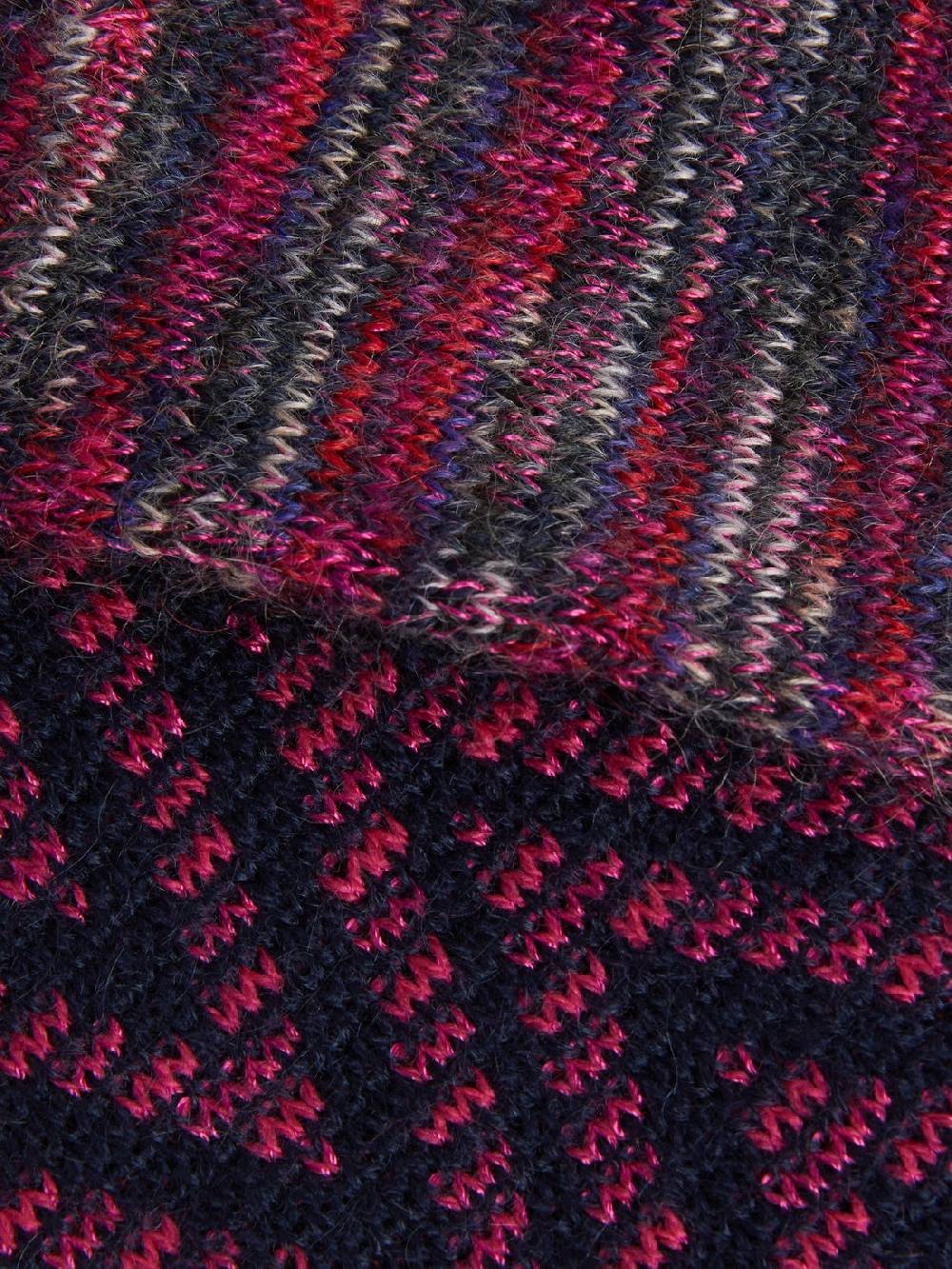 M Missoni Guanti in maglia di lana e mohair con multi-lavorazione Prezzo Ridotto