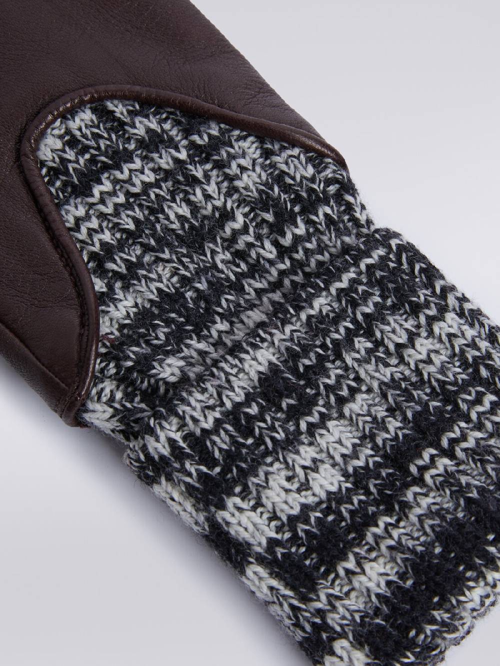 M Missoni Guanti in lana e pelle Sottocosto