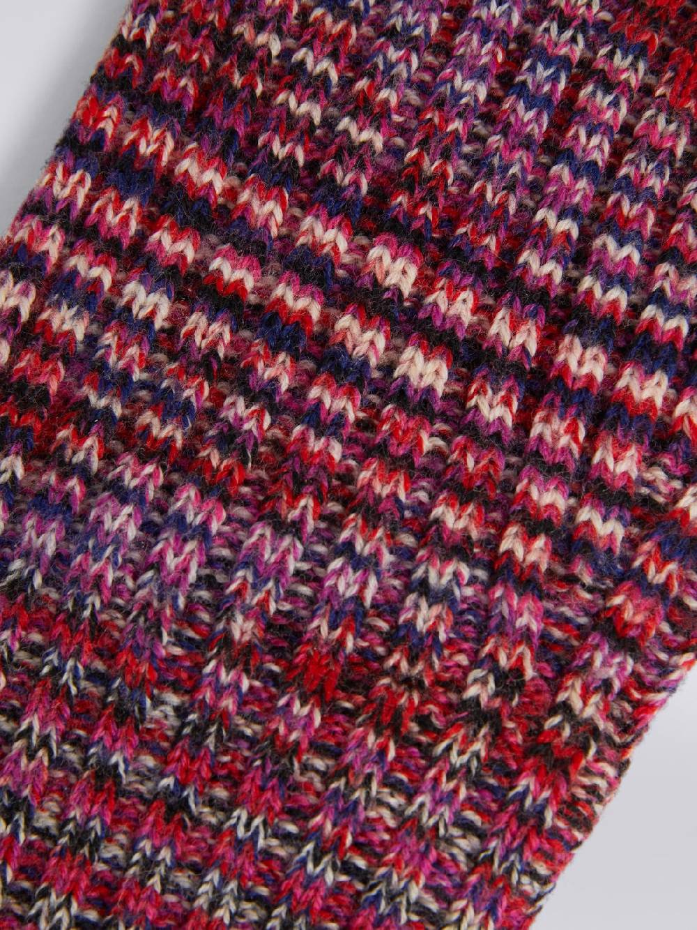 M Missoni Guanti in maglia di lana fiammata Convenienza
