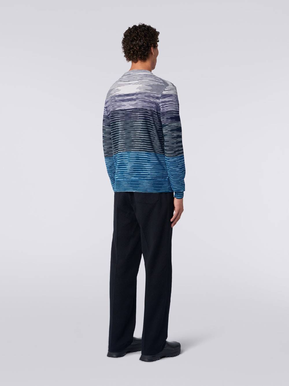 M Missoni Pullover girocollo in lana fiammata I Più Venduti