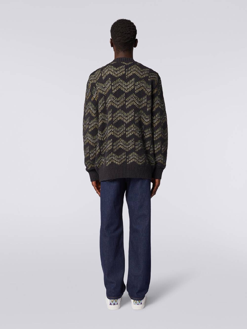 M Missoni Cardigan con scollatura a V in misto cotone 2025