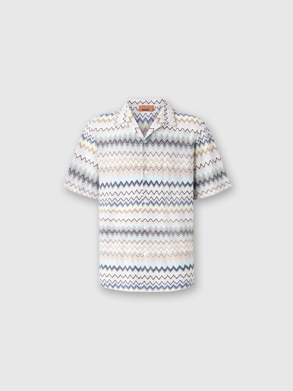 M Missoni Camicia taglio bowling in cotone zig zag 2025