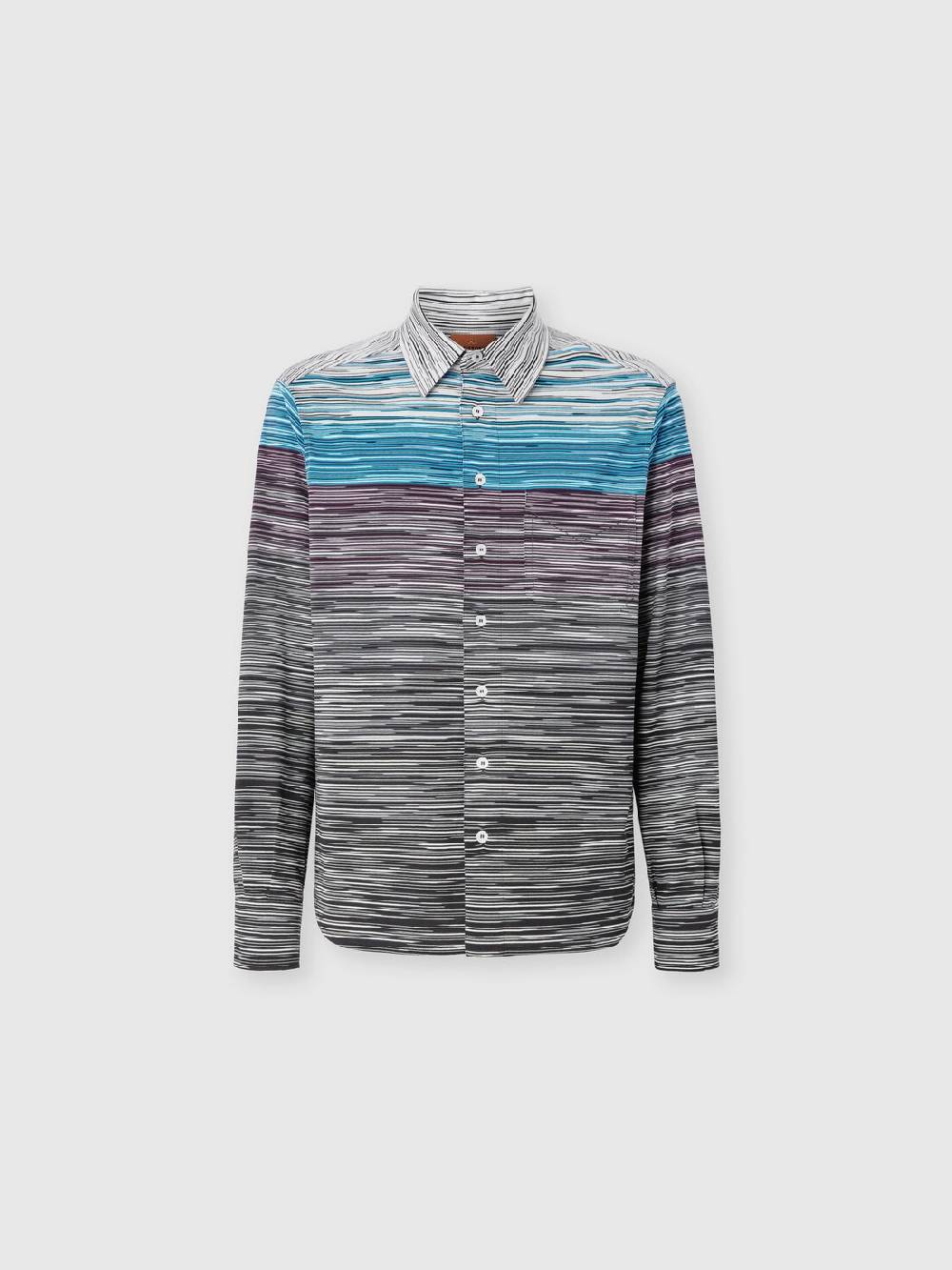 M Missoni Camicia in jersey di cotone fiammato