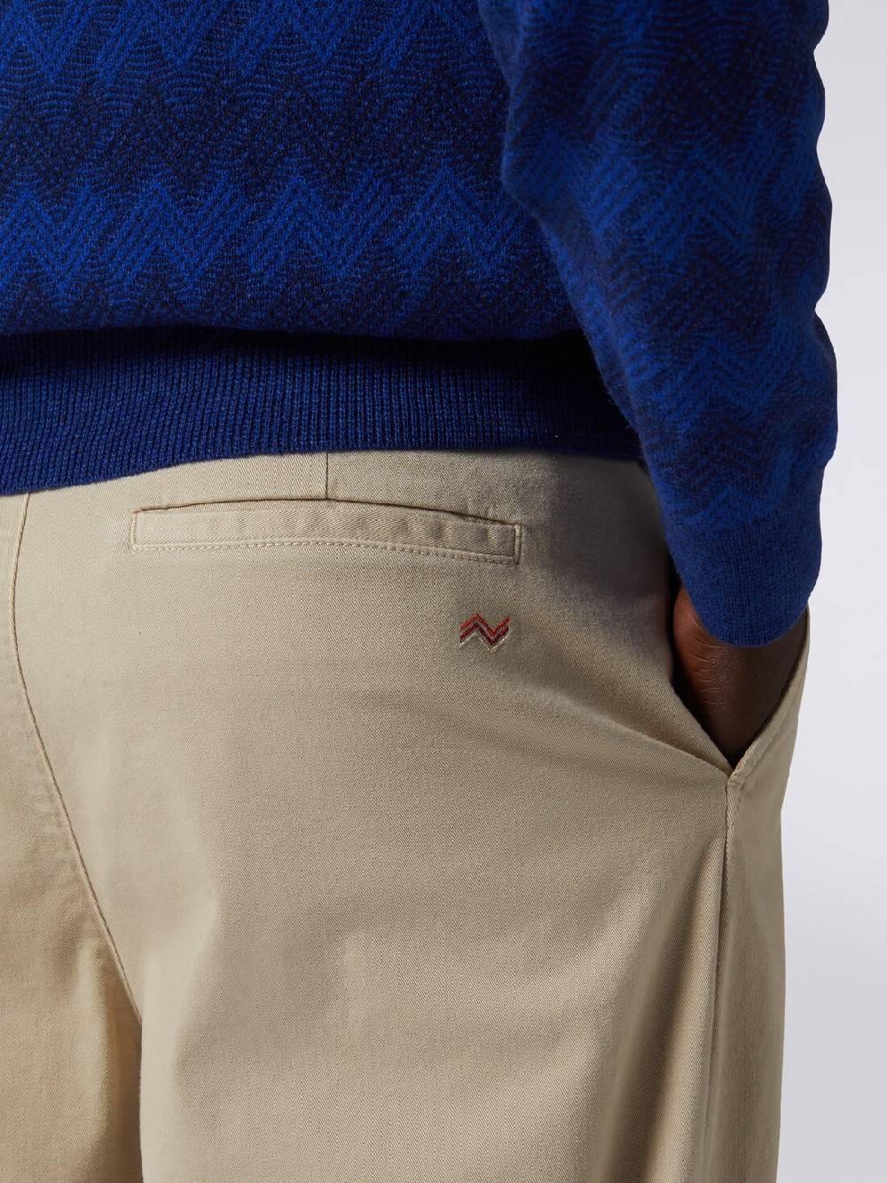 M Missoni Pantaloni chino in cotone Soddisfazione Garantita