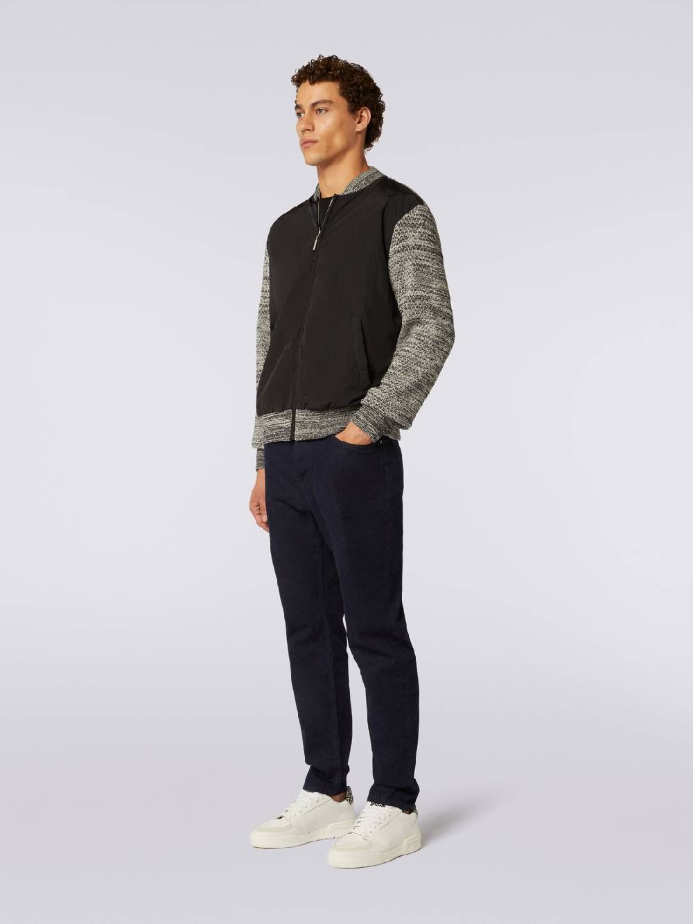 M Missoni Bomber in misto cotone e nylon Fino Al -60%
