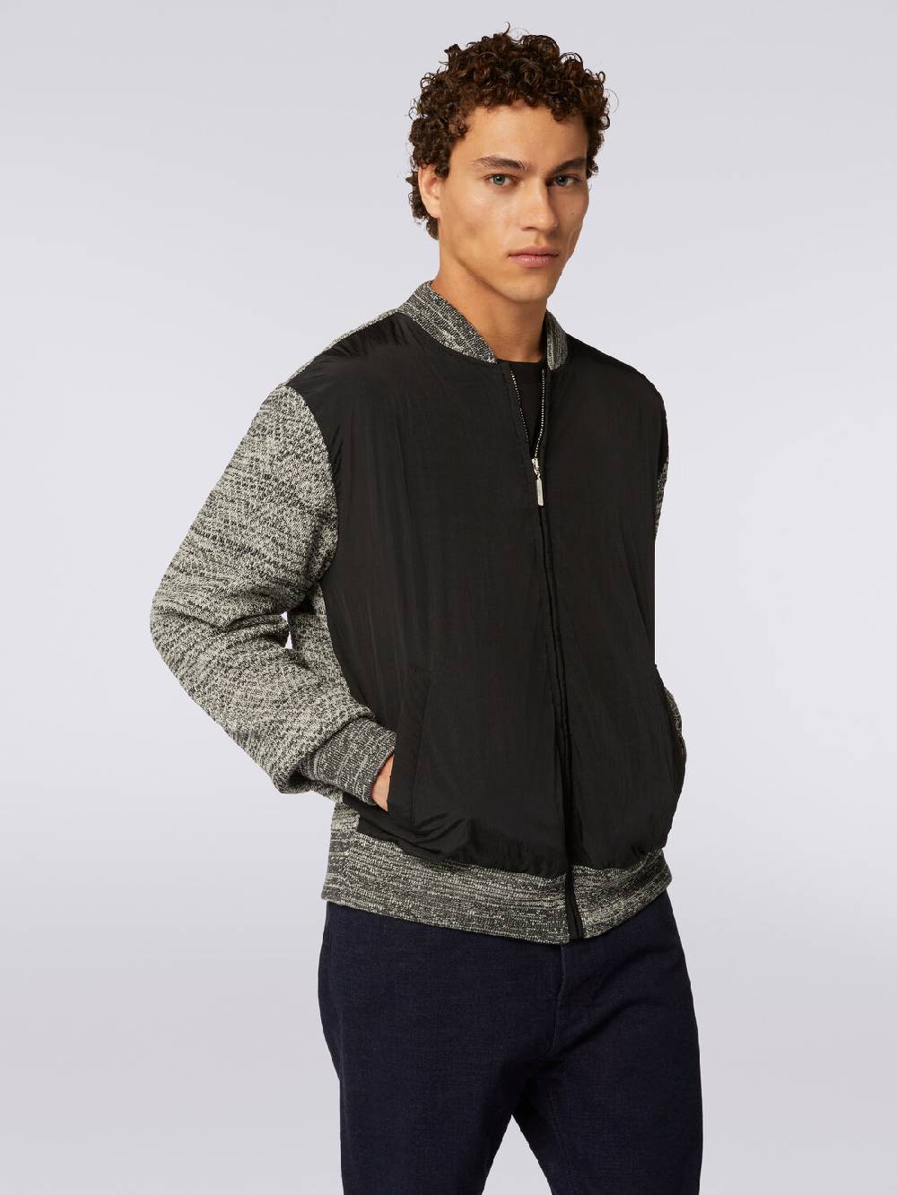 M Missoni Bomber in misto cotone e nylon Fino Al -60%