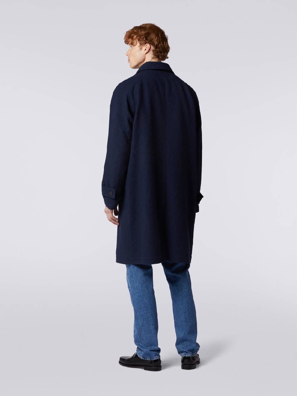 M Missoni Cappotto misto lana jacquard con motivo zig zag Presa