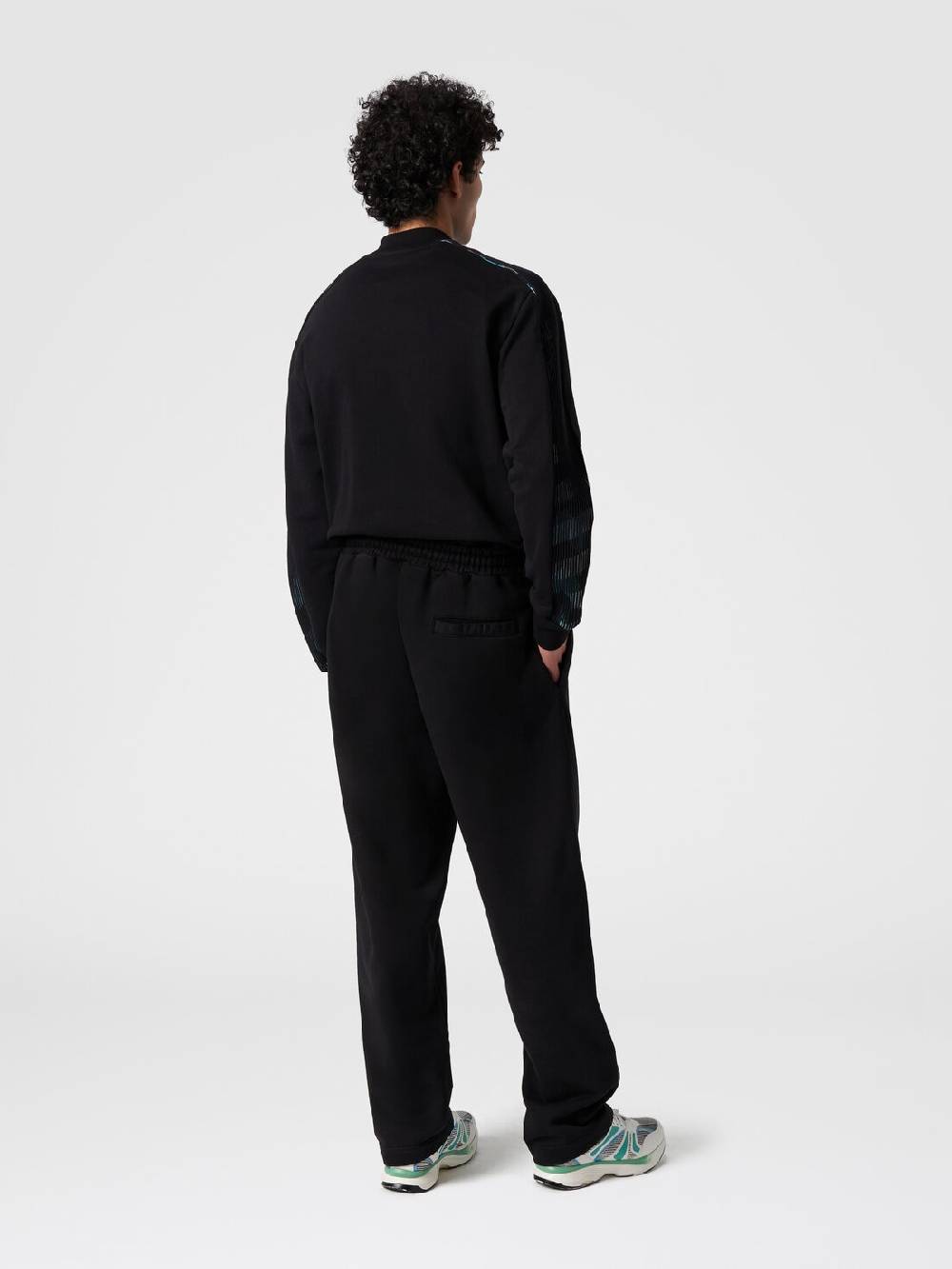 M Missoni Pantaloni in felpa di cotone con logo Vendita Calda
