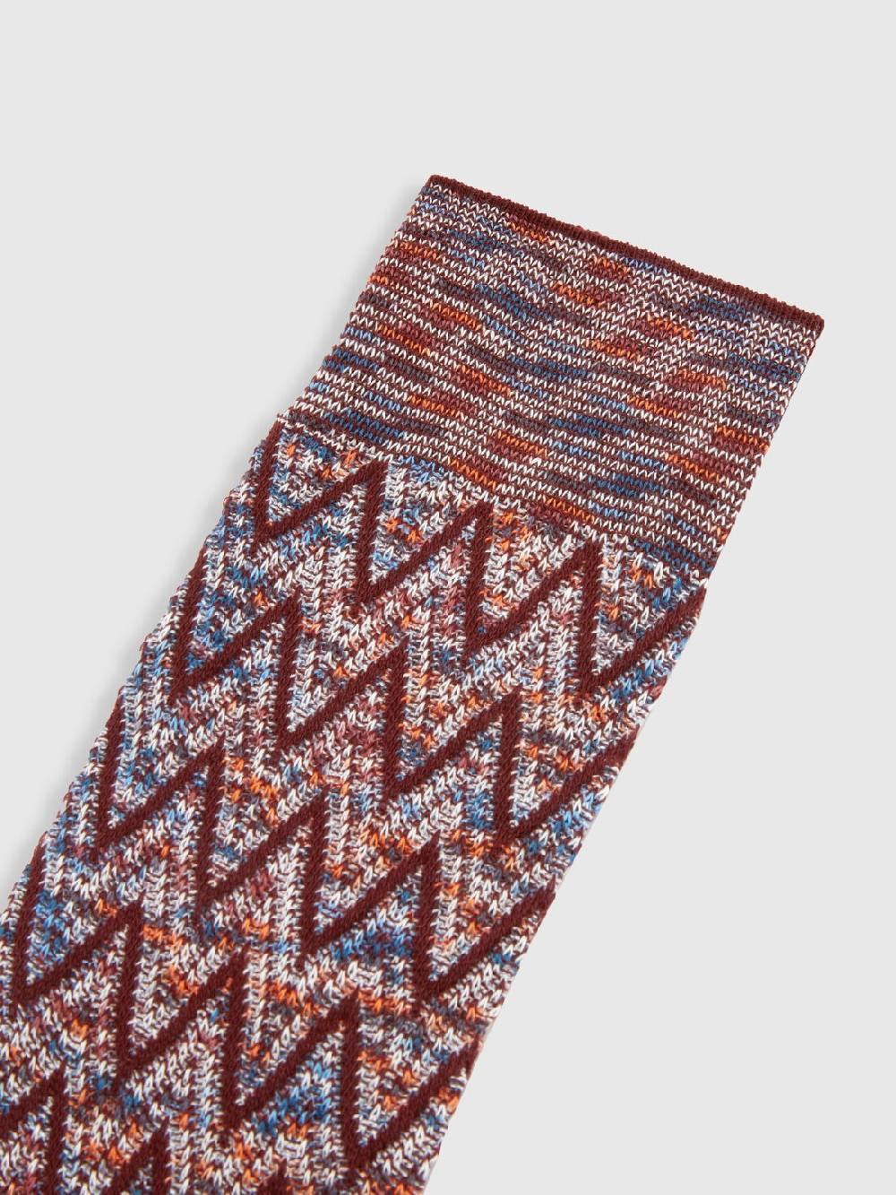 M Missoni Calzini corti in misto cotone zig zag Qualità