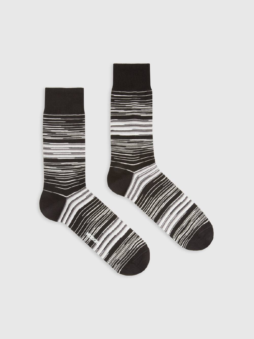 M Missoni Calzini corti in misto cotone fiammati Vendita