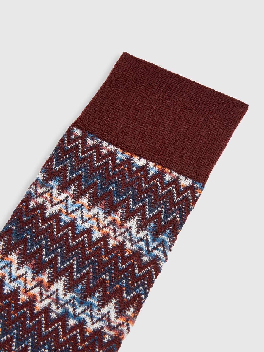 M Missoni Calzini corti in misto cotone chevron Spedizione Gratuita