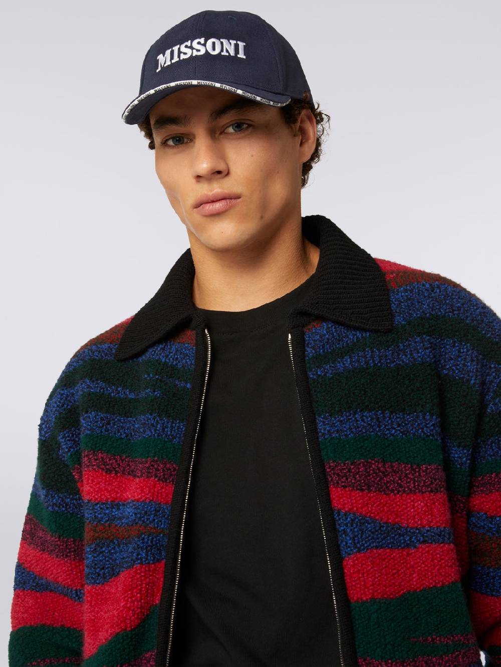M Missoni Cappello da baseball in cotone con logo Shopping Online