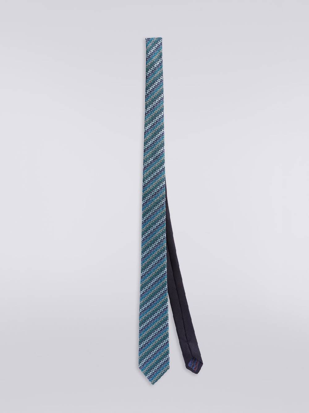 M Missoni Cravatta in seta zig zag Negozio