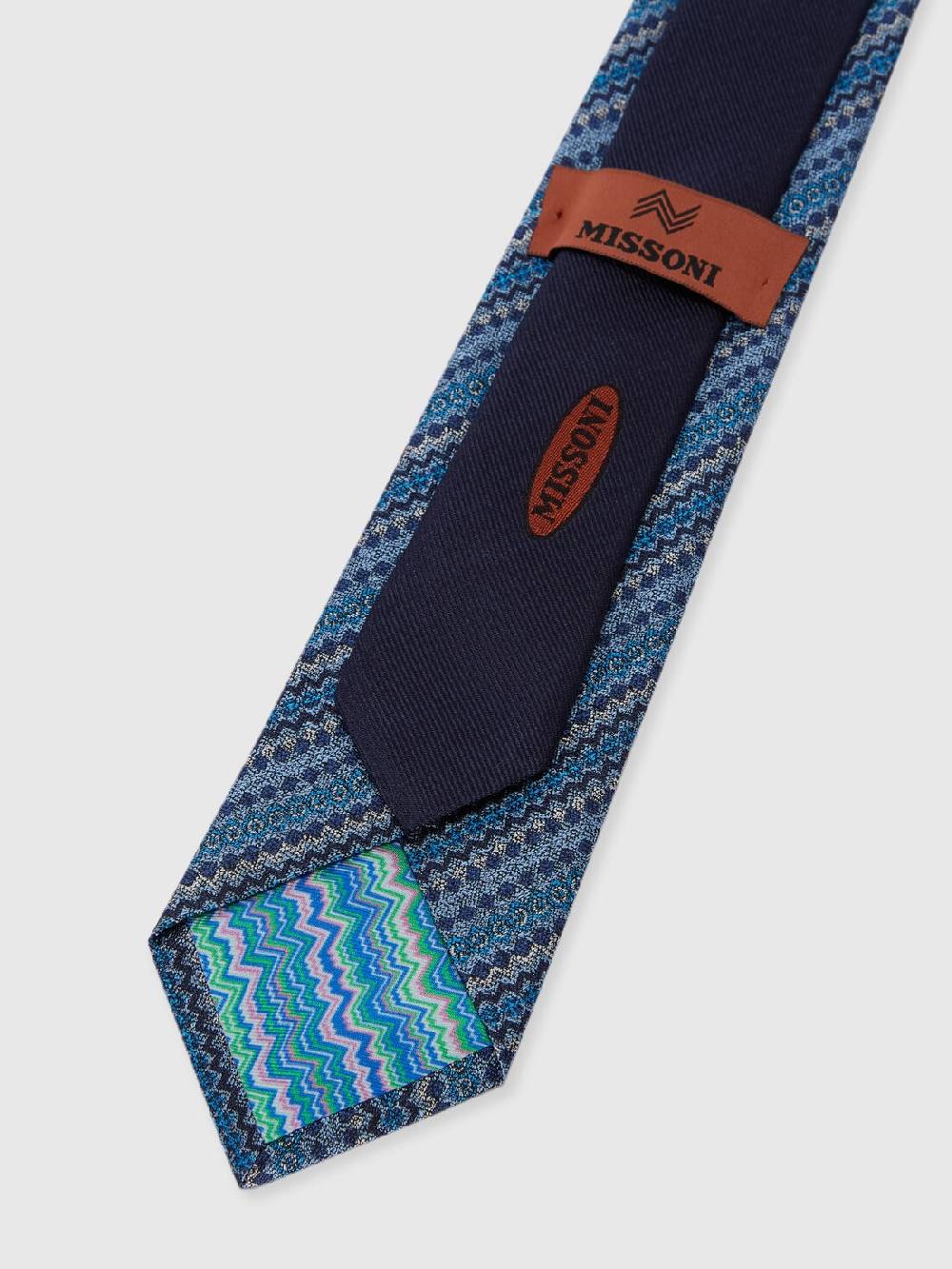 M Missoni Cravatta in seta multilavorata In Saldo