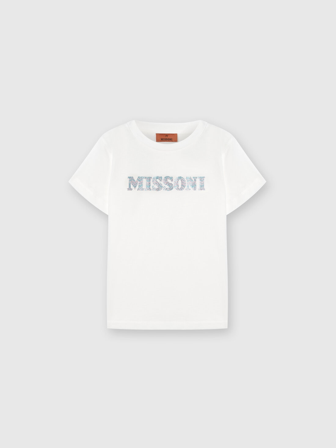 M Missoni T-shirt in jersey di cotone logata Moda