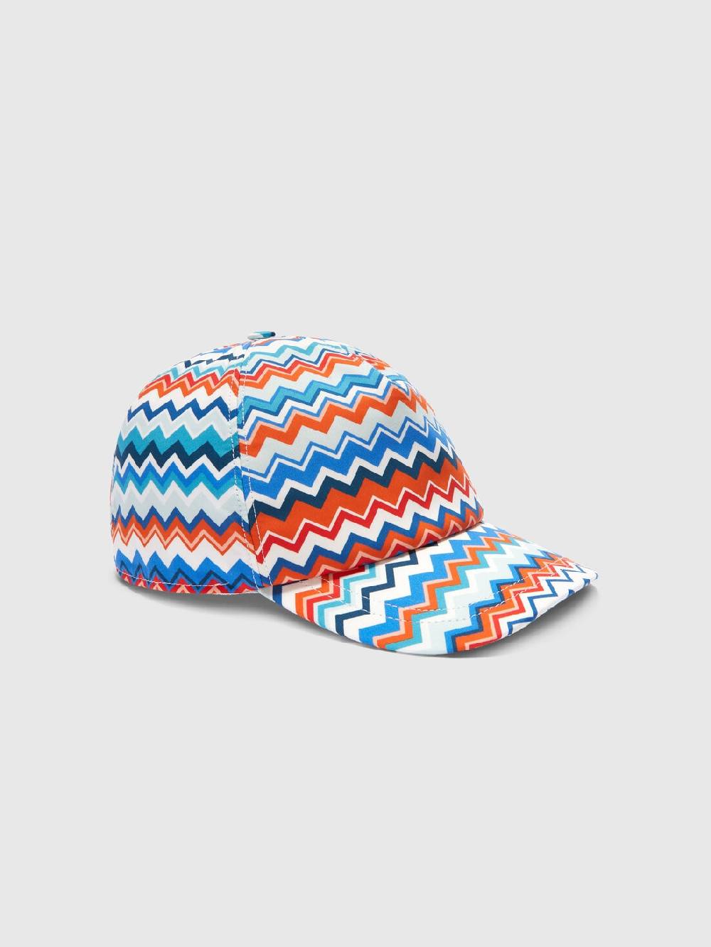 M Missoni Cappello con visiera in cotone zig zag 2025