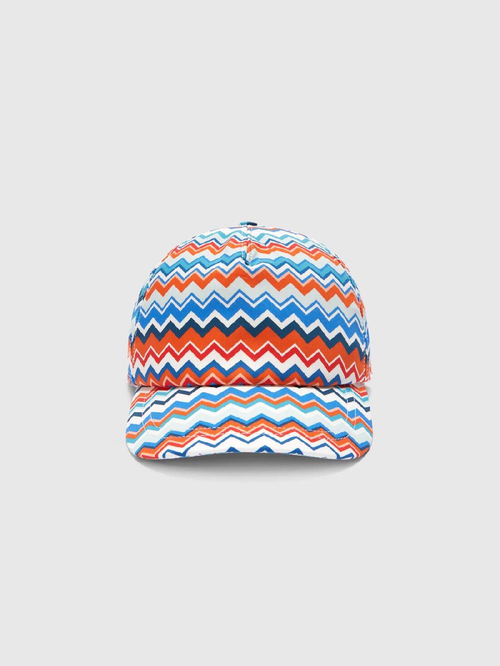 M Missoni Cappello con visiera in cotone zig zag 2025