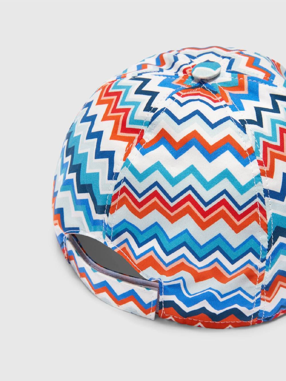 M Missoni Cappello con visiera in cotone zig zag 2025