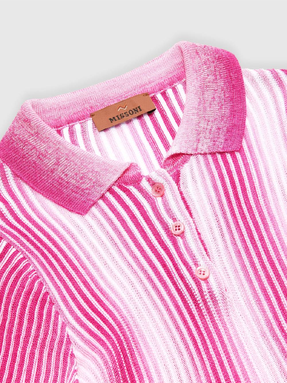 M Missoni Abito midi in maglia di viscosa a righe Qualità