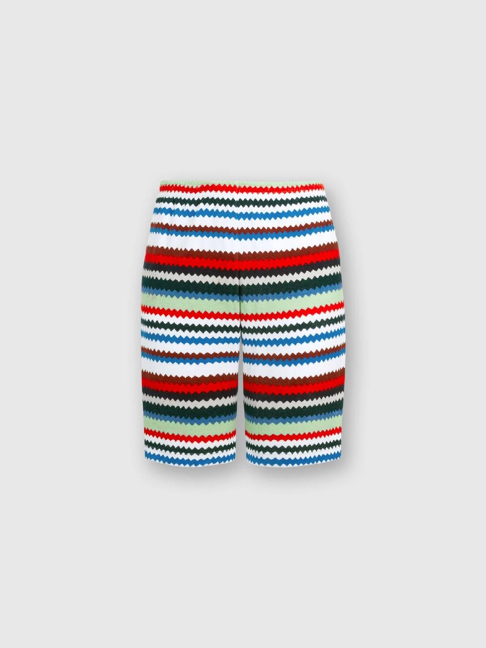 M Missoni Shorts in spugna stampa zig zag Soddisfazione Garantita