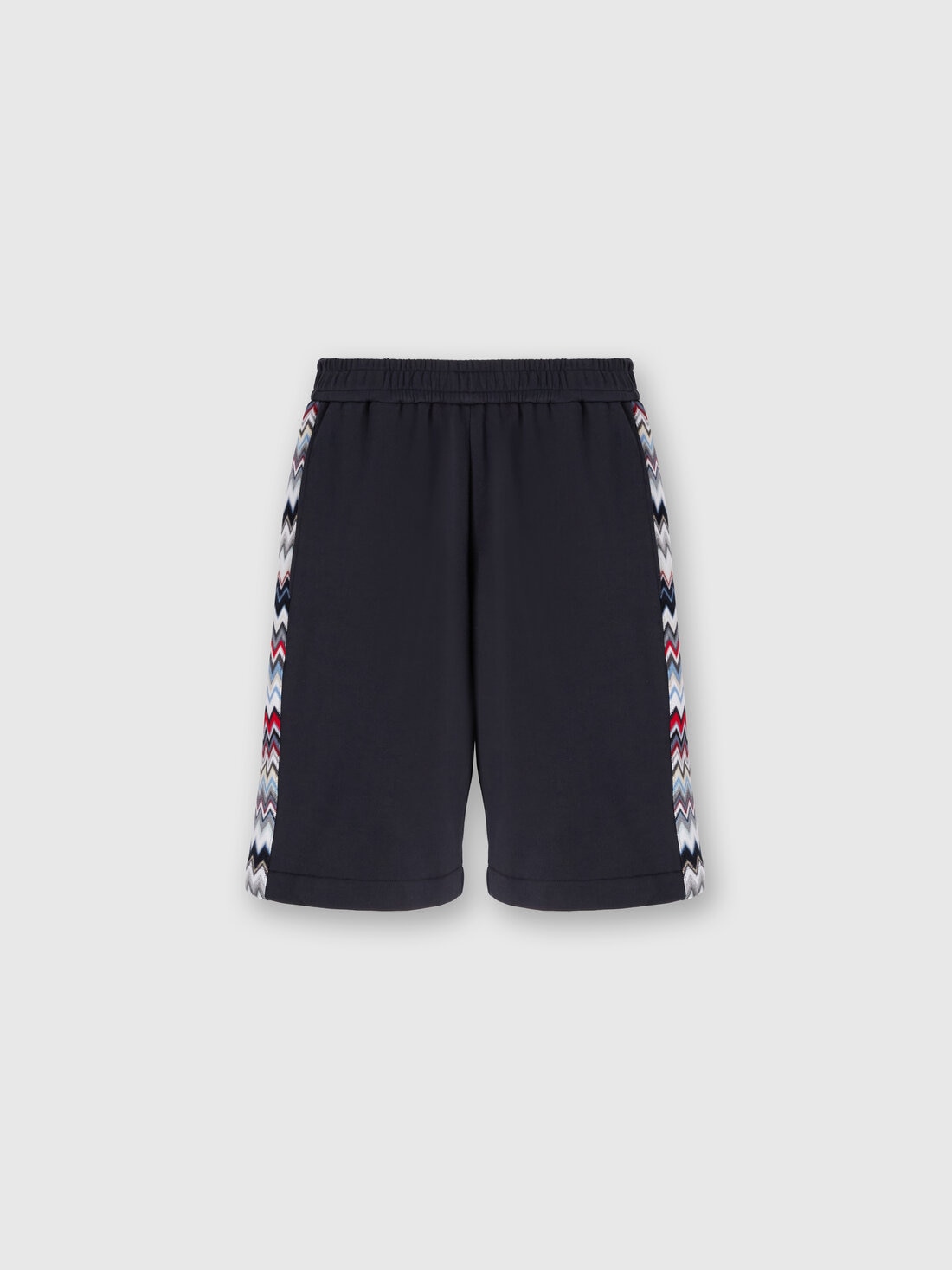 M Missoni Shorts in cotone con inserti chevron Qualità Garantita