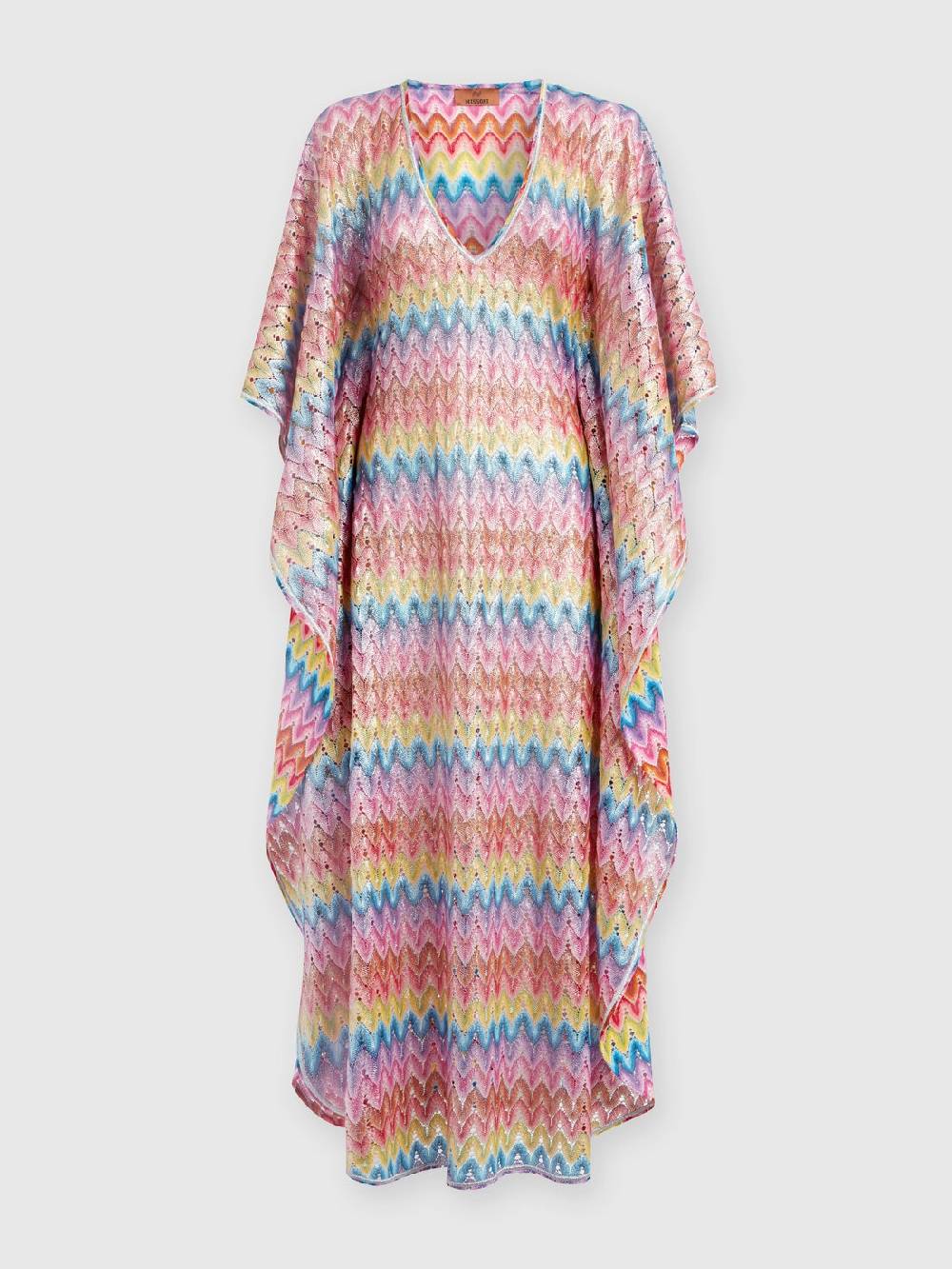 M Missoni Caftano copricostume lungo in pizzo spalmato Promozione Limitata