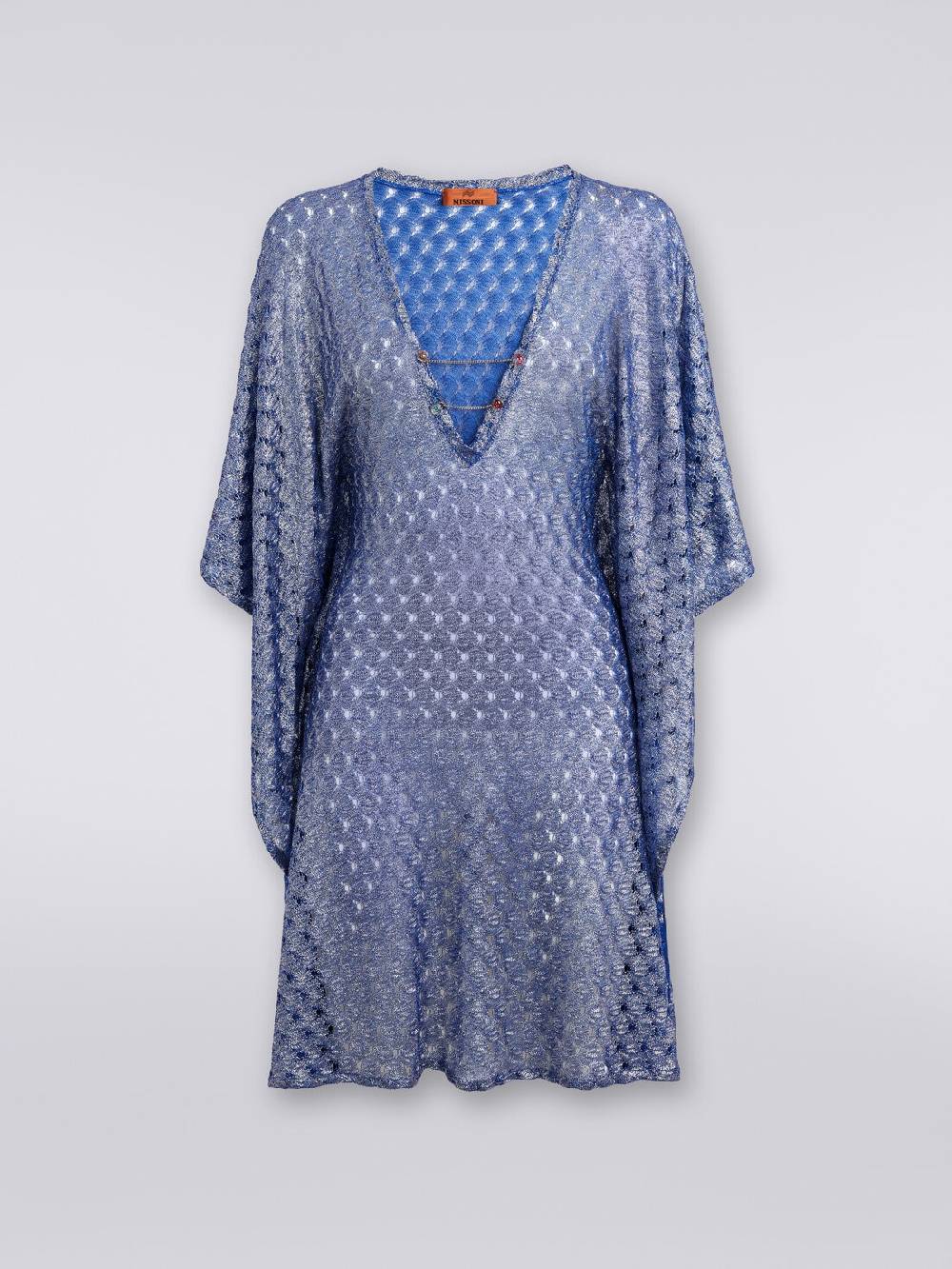 M Missoni Caftano copricostume corto effeto pizzo Offerte