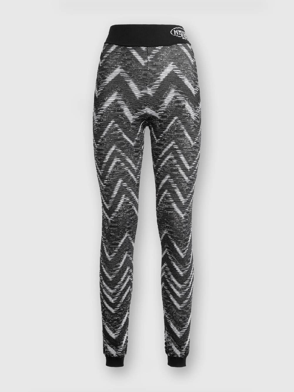 M Missoni Leggings in maglia con lurex e logo Moda