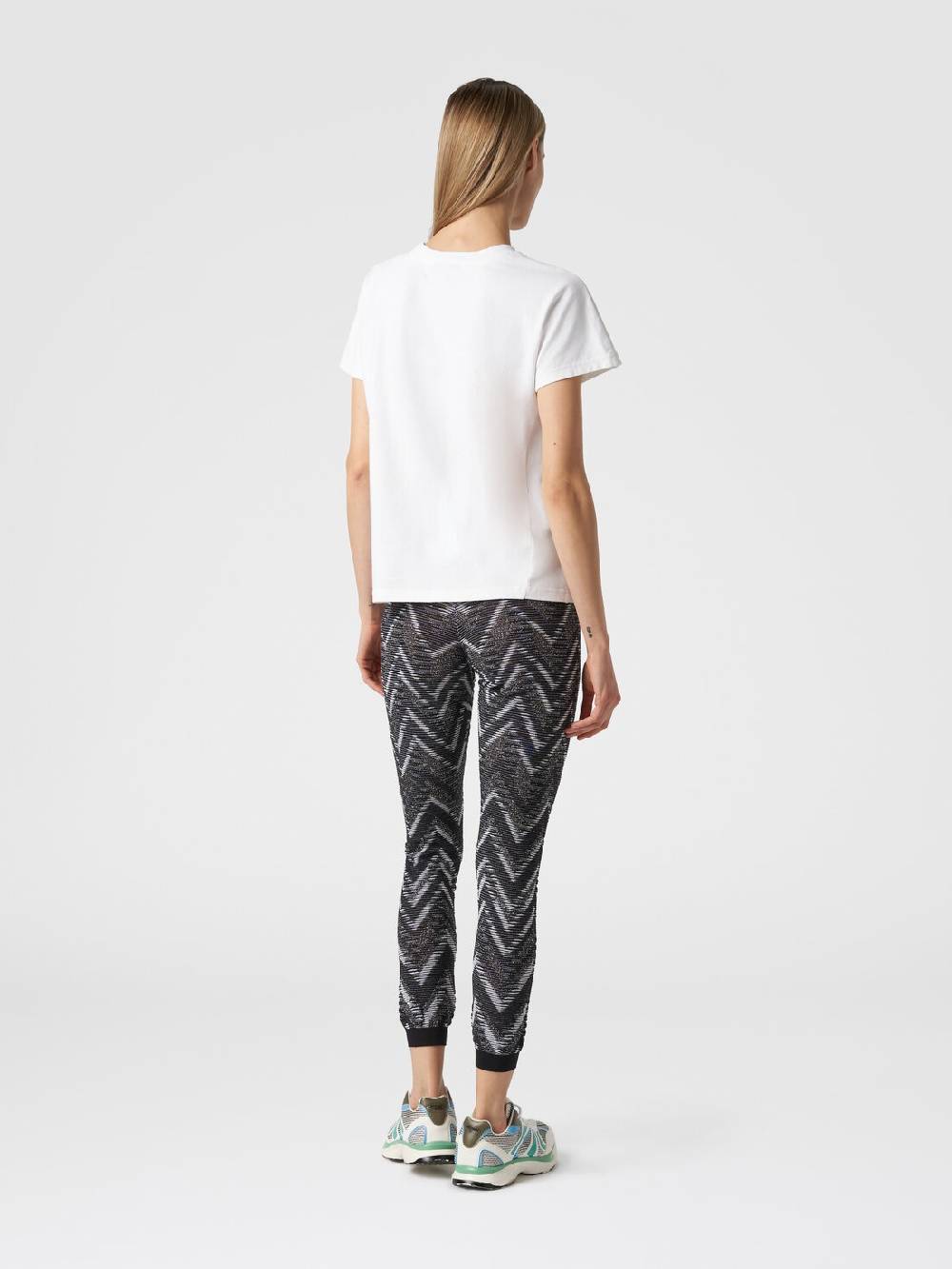 M Missoni Leggings in maglia con lurex e logo Moda