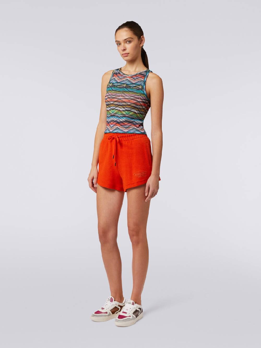 M Missoni Top in nylon stretch stampato Hotsell