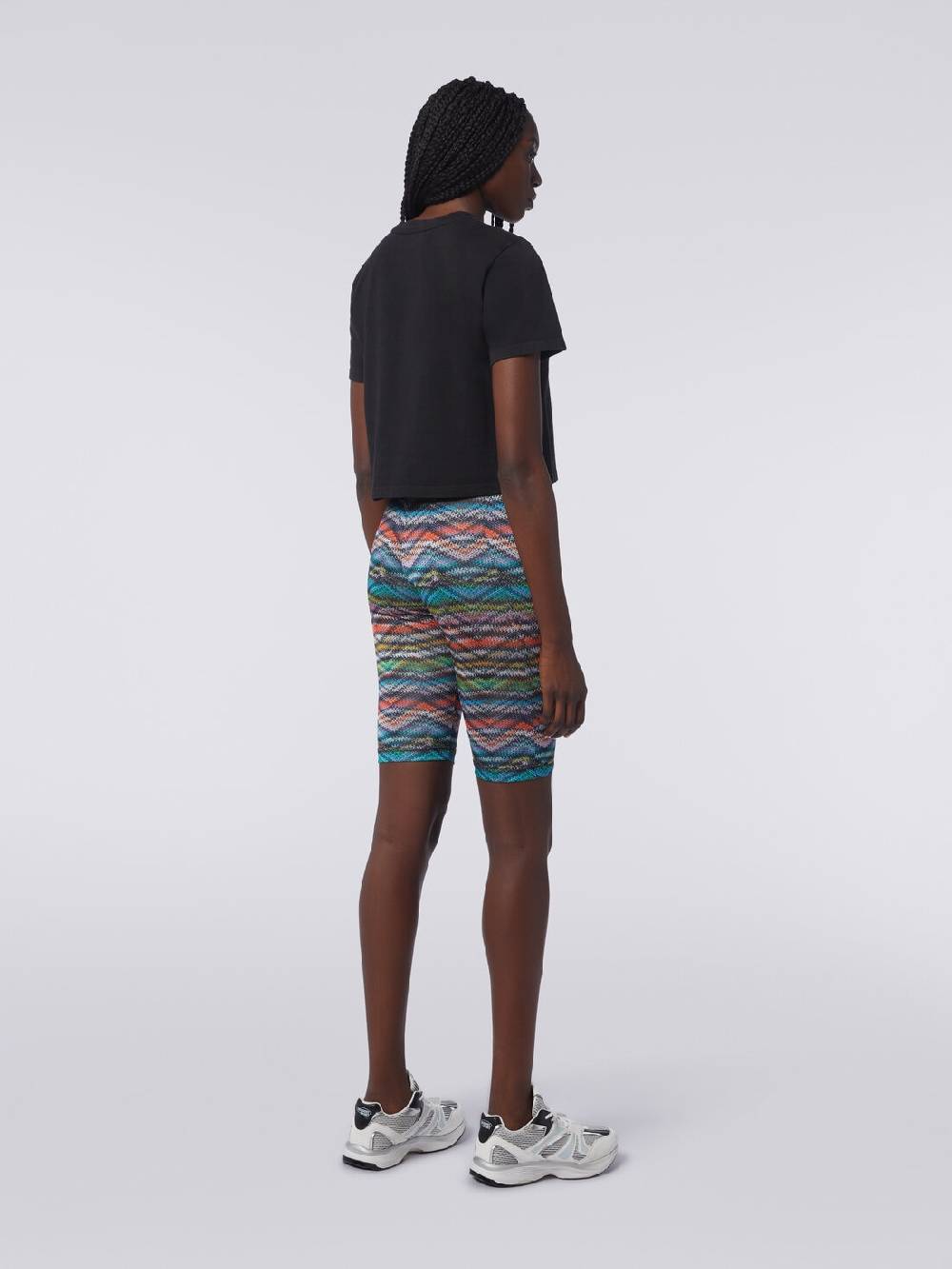 M Missoni Shorts in nylon stretch stampato Vendita Economica