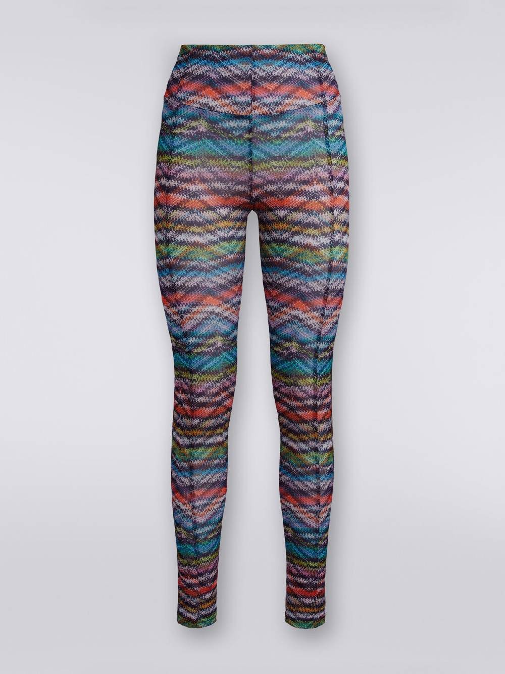 M Missoni Leggings in tessuto stretch stampa zig zag Saldi Di Fabbrica