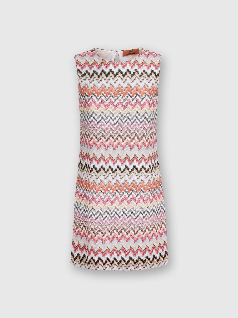 M Missoni Mini-abito in misto viscosa lamé zig zag I Più Venduti