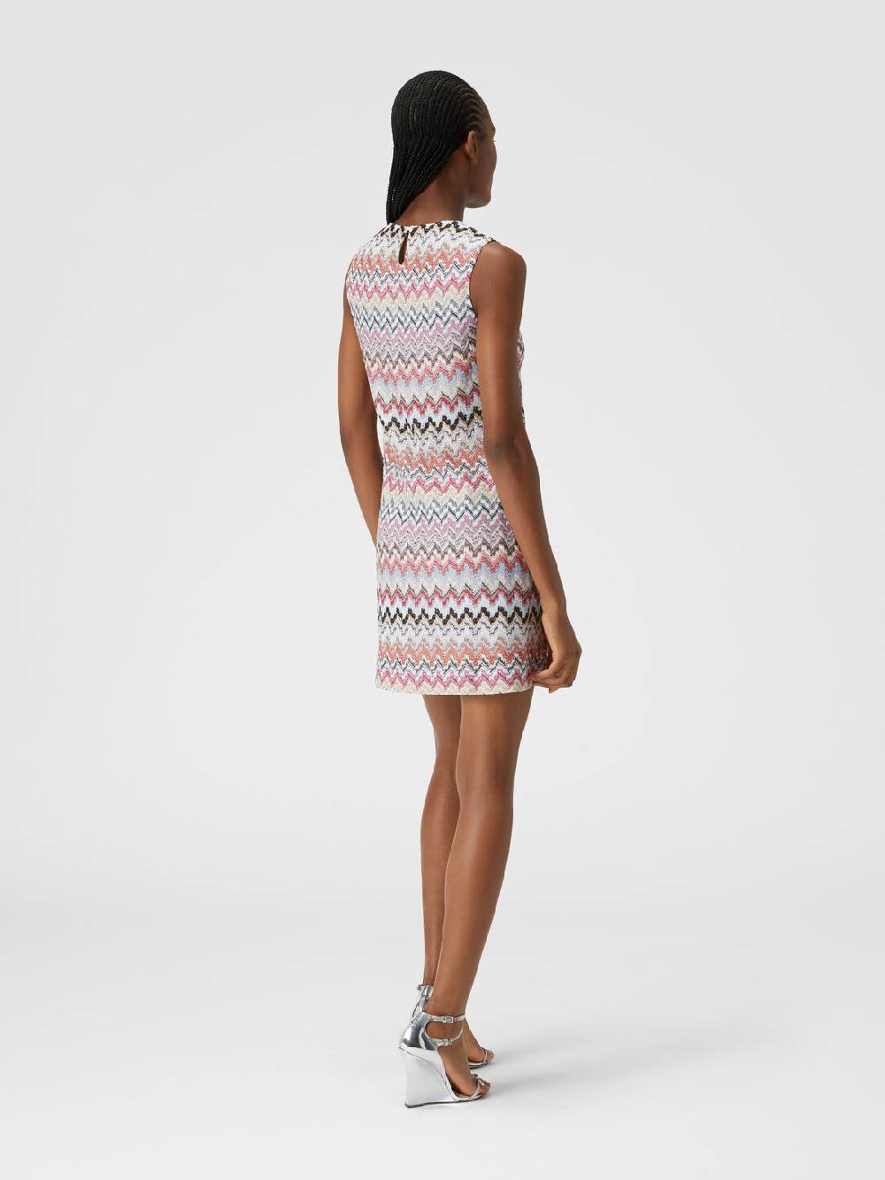 M Missoni Mini-abito in misto viscosa lamé zig zag I Più Venduti