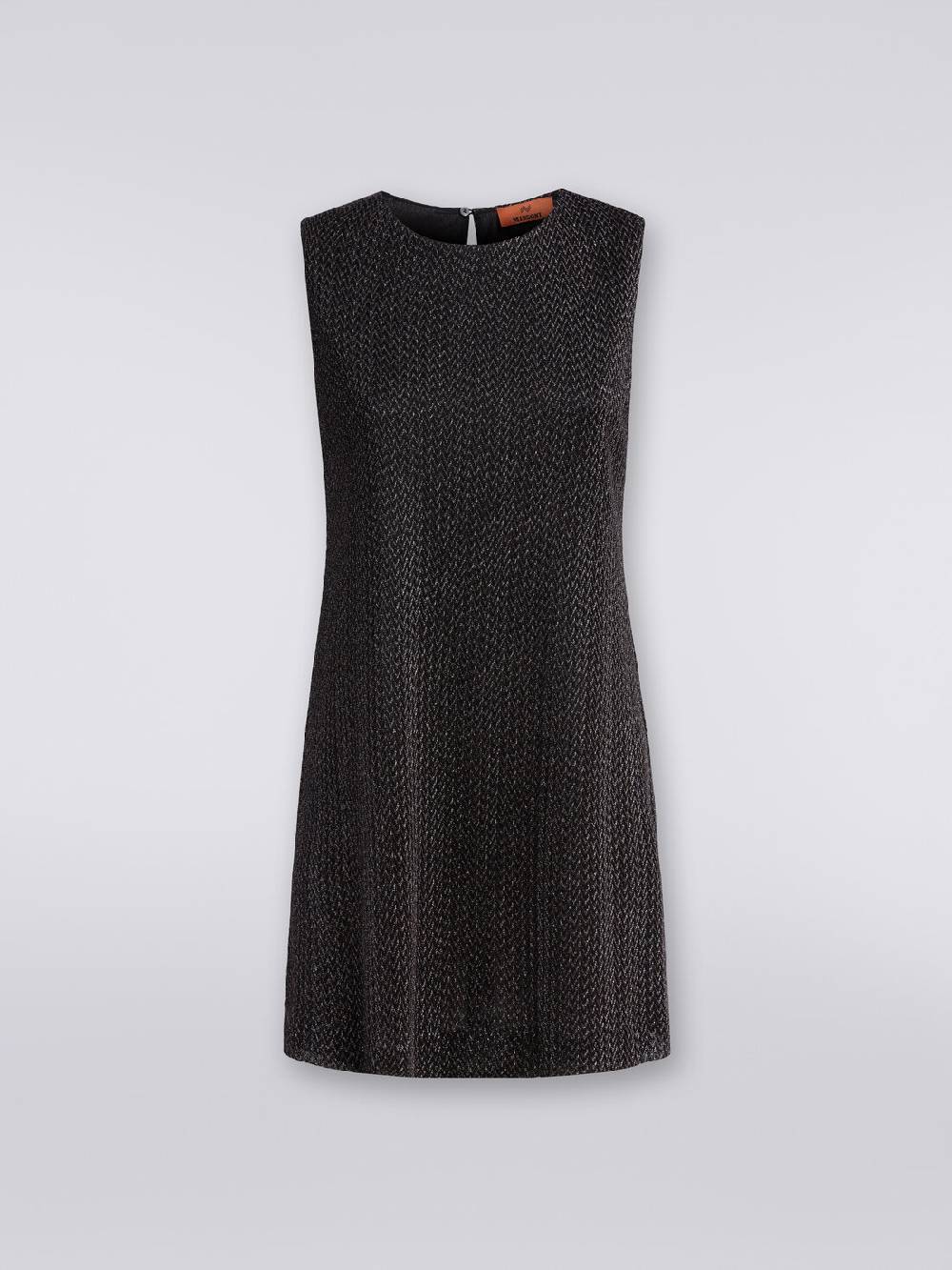 M Missoni Mini-abito senza maniche in viscosa lamé Negozio