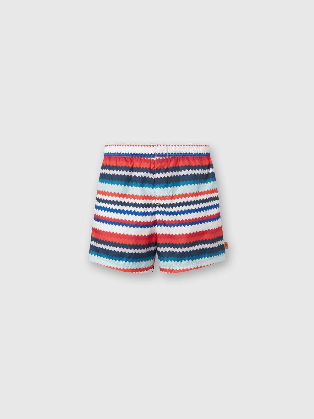M Missoni Boxer mare in nylon stampa micro zig zag Pezzi Unici