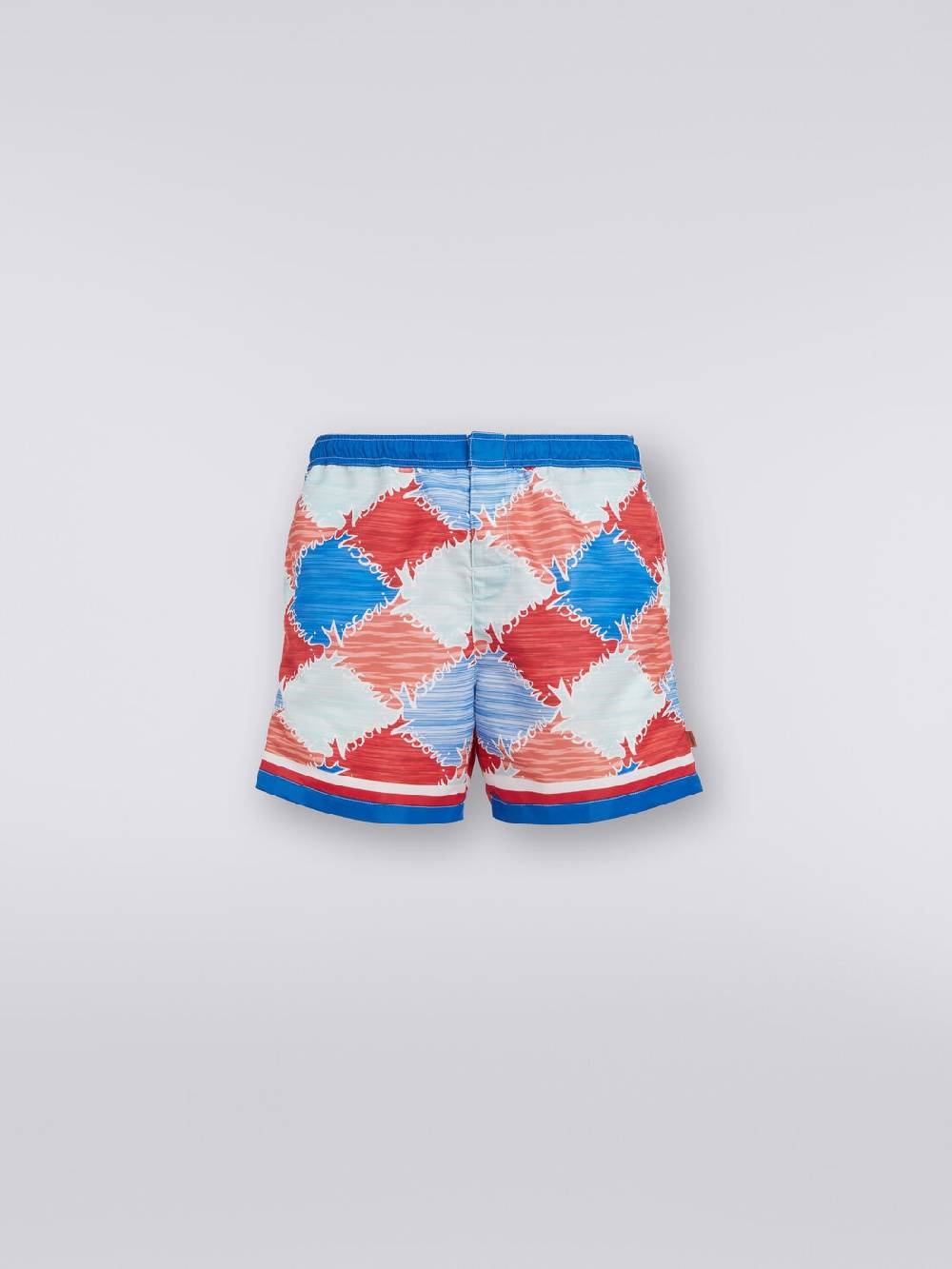 M Missoni Boxer mare in nylon fiammato con logo Qualità Garantita