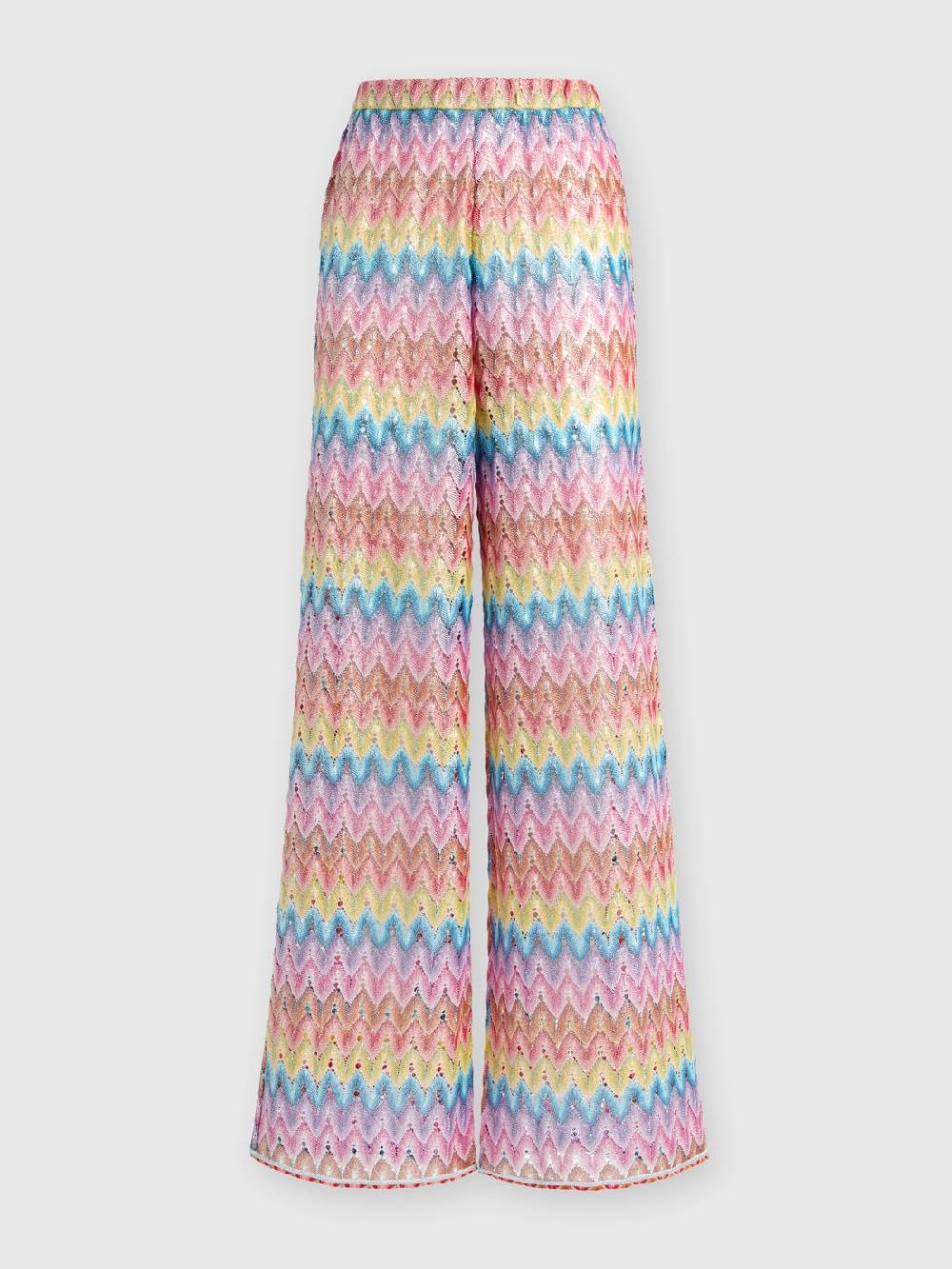 M Missoni Pantaloni in pizzo di misto cotone spalmato Acquista Ora