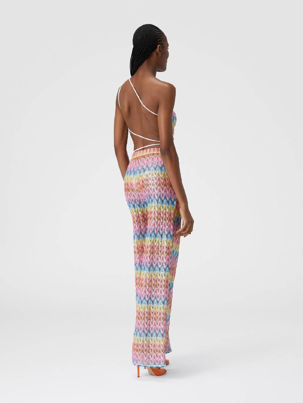 M Missoni Pantaloni in pizzo di misto cotone spalmato Acquista Ora