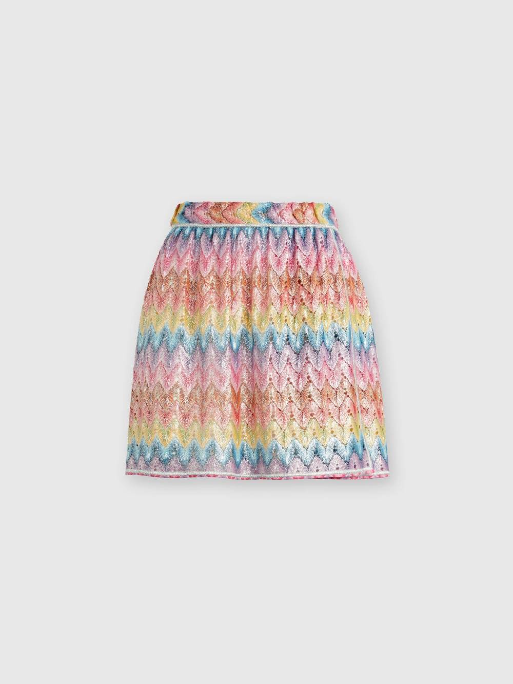 M Missoni Mingonna a portafoglio in pizzo di misto cotone spalmato Consegna Veloce
