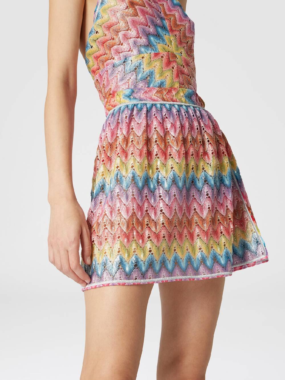 M Missoni Mingonna a portafoglio in pizzo di misto cotone spalmato Consegna Veloce