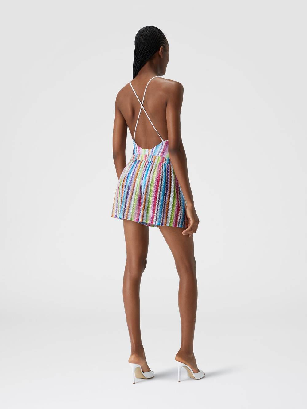 M Missoni Shorts copricostume stampa zig zag Promozione Limitata